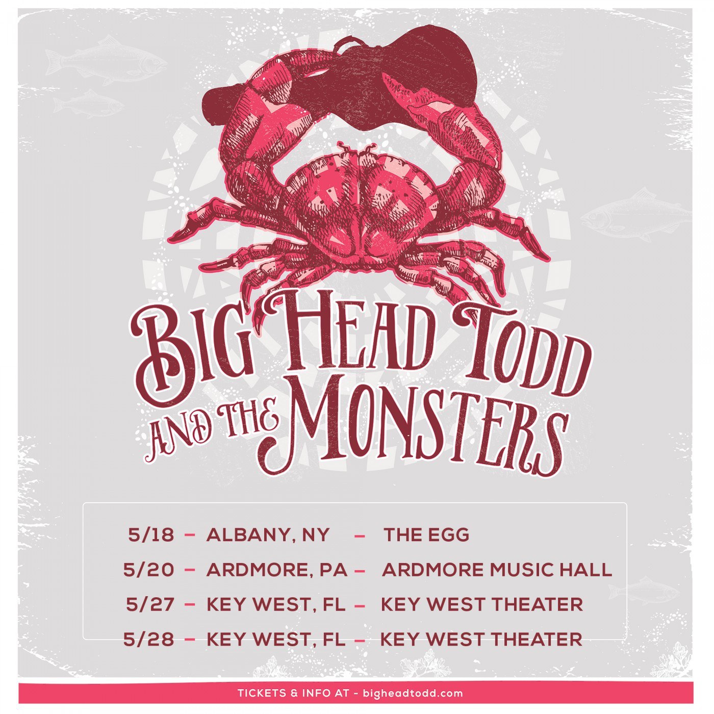 Big Head Todd and The Monsters are making their way along the East Coast this May!