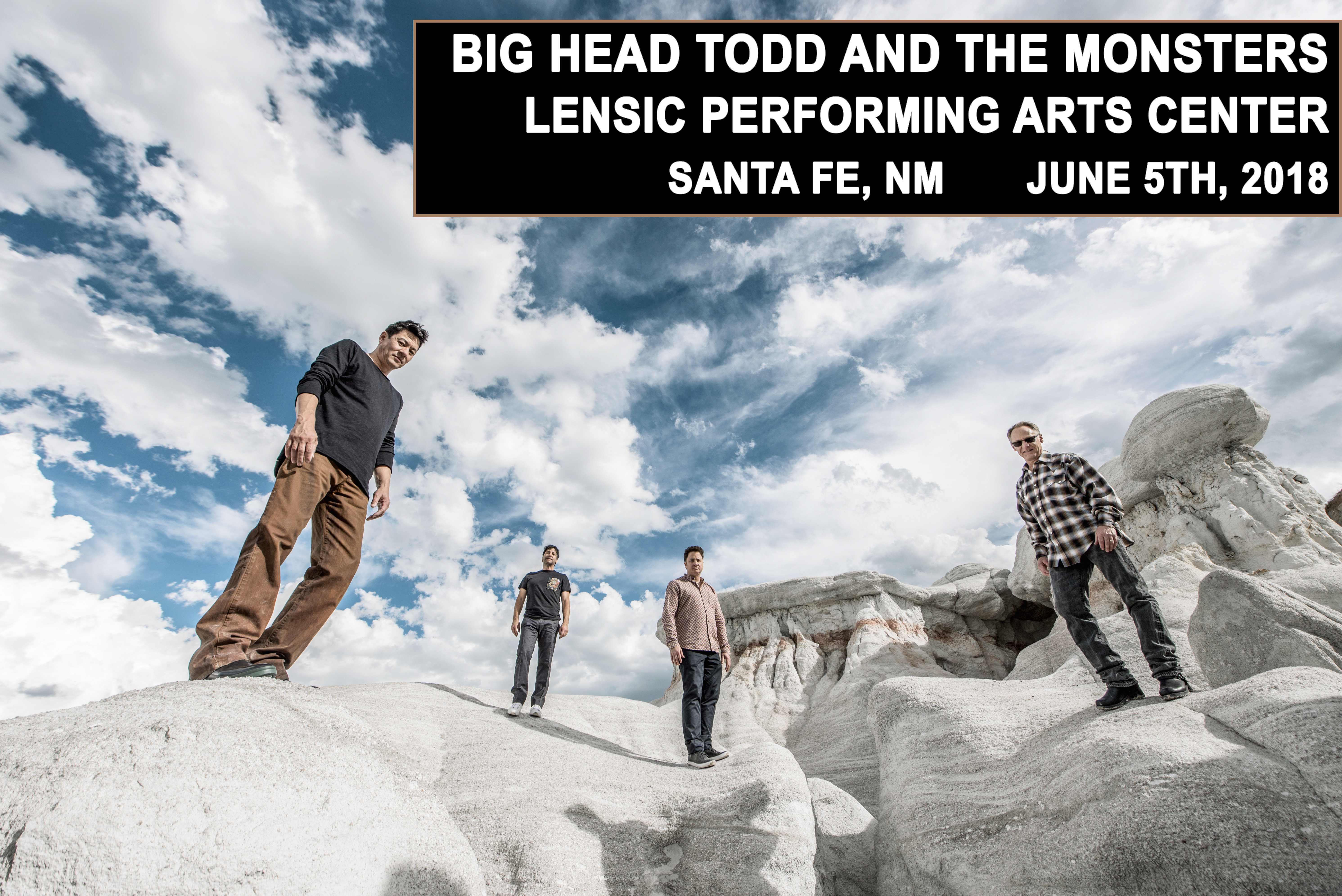 Big Head Todd headlining Lensic Performing Arts Center on June 5th in Santa Fe - Tickets on sale NOW! 